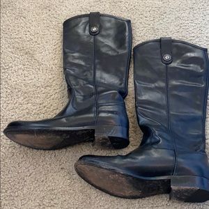 Black Frye riding boots size 7.5.